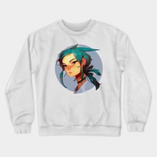 Cat Portrait Crewneck Sweatshirt